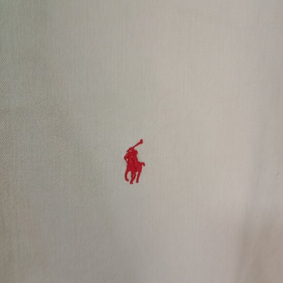 Ralph Lauren Beige Long Sleeve Button Down Shirt L - Picture 4 of 10